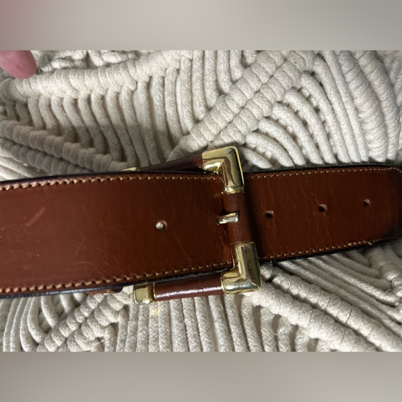 Leather and fabric braided belt - Picture 13 of 15
